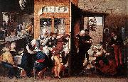 Jan van Hemessen Merry Company oil painting reproduction